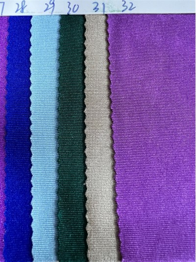 DG-BT  再生滌綸有光萊卡  成分：82%再生滌  18%氨綸  克重：180g/㎡ 細節-1